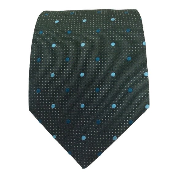Paul Smith Other - PAUL SMITH Green Polka Dot Silk Tie Made In Italy 59"-3".3/4 EX COND